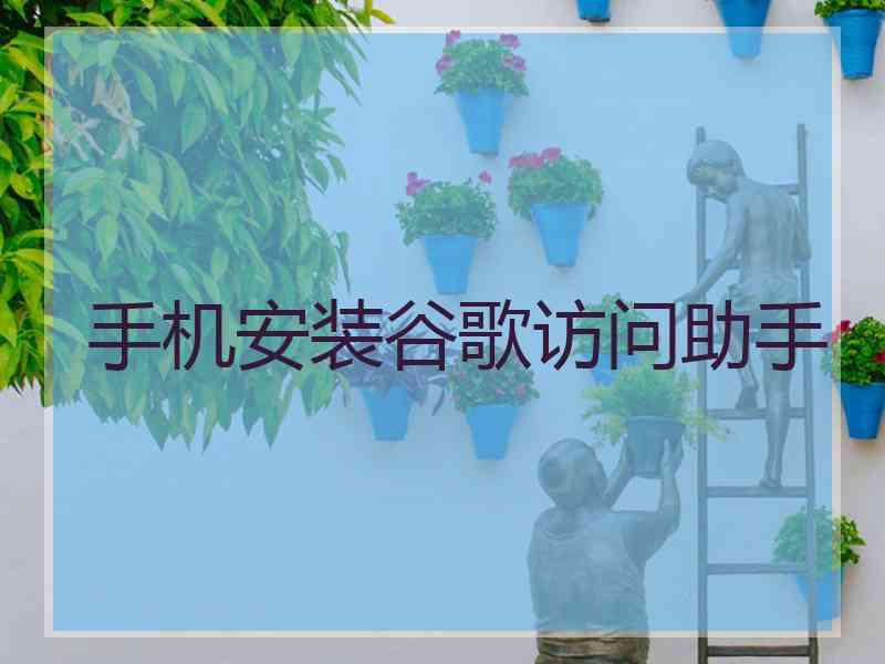 手机安装谷歌访问助手