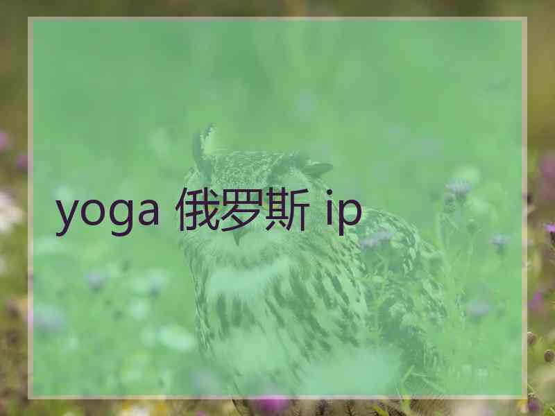 yoga 俄罗斯 ip