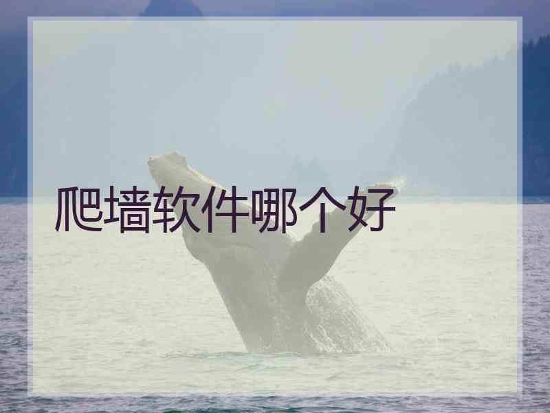 爬墙软件哪个好