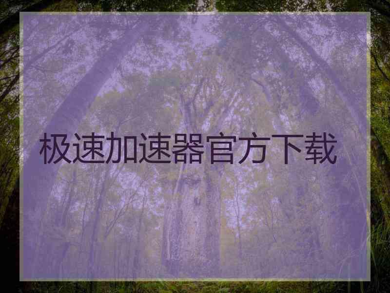 极速加速器官方下载