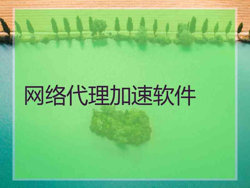 网络代理加速软件