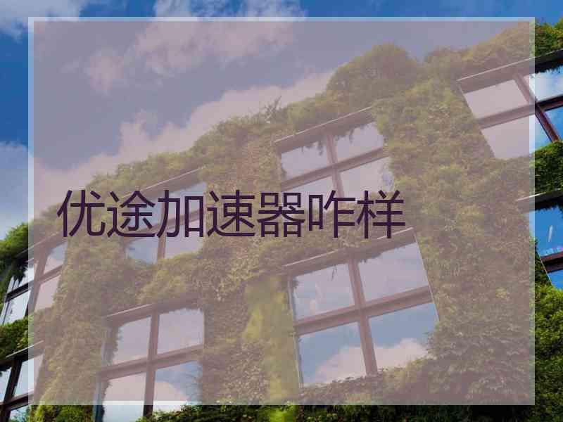 优途加速器咋样