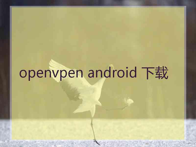 openvpen android 下载