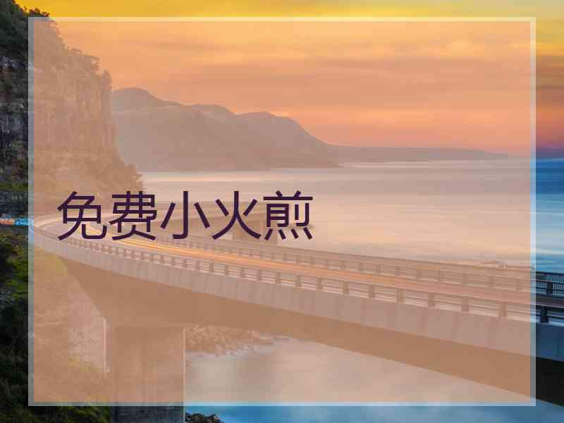 免费小火煎