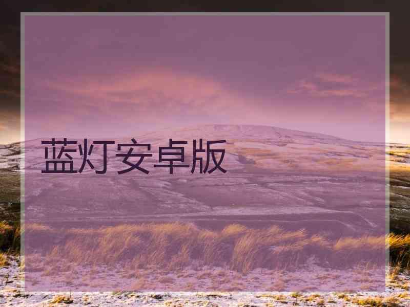 蓝灯安卓版