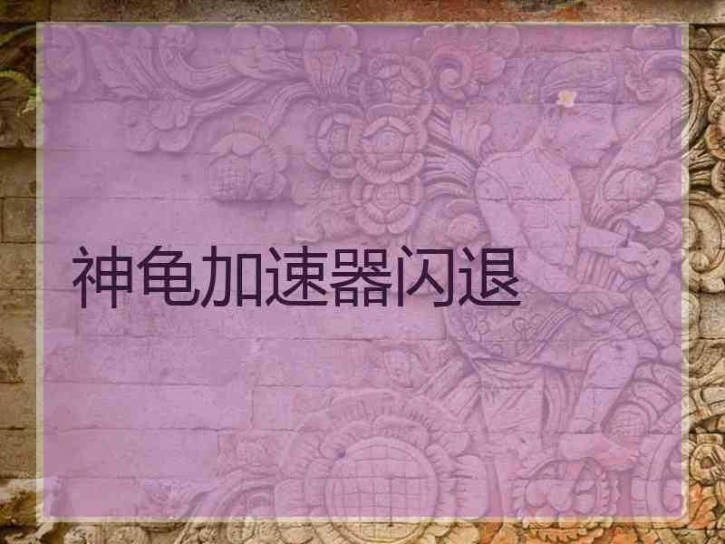 神龟加速器闪退