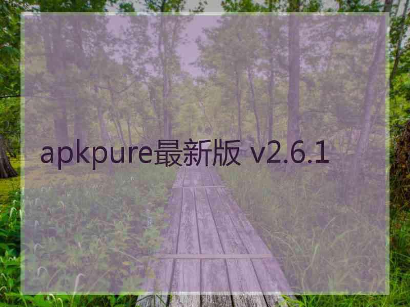 apkpure最新版 v2.6.1