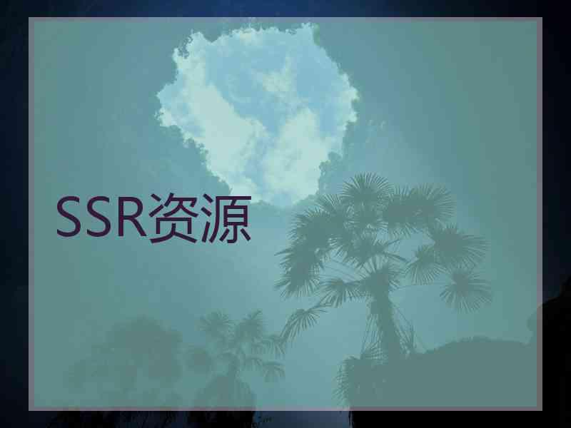 SSR资源