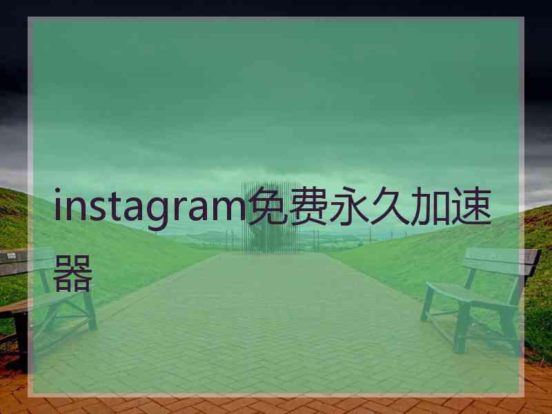 instagram免费永久加速器