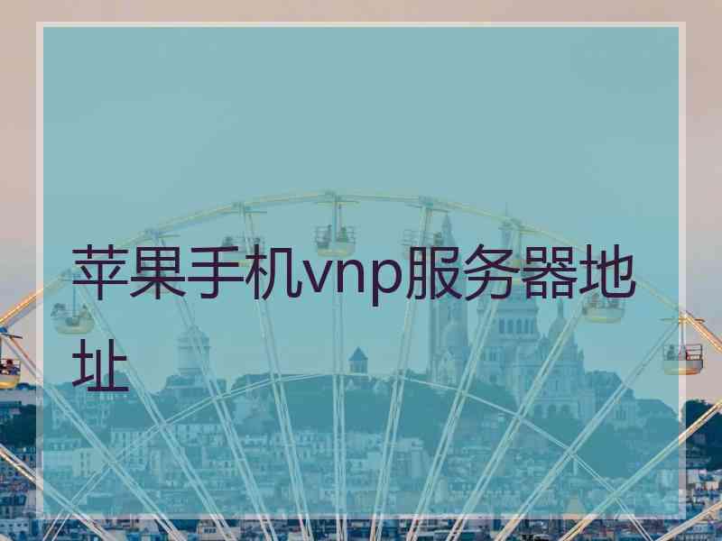 苹果手机vnp服务器地址