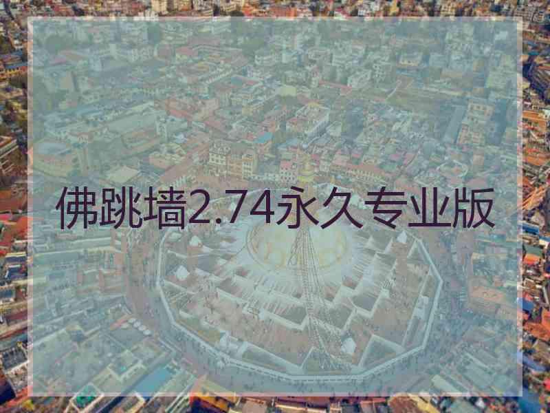 佛跳墙2.74永久专业版