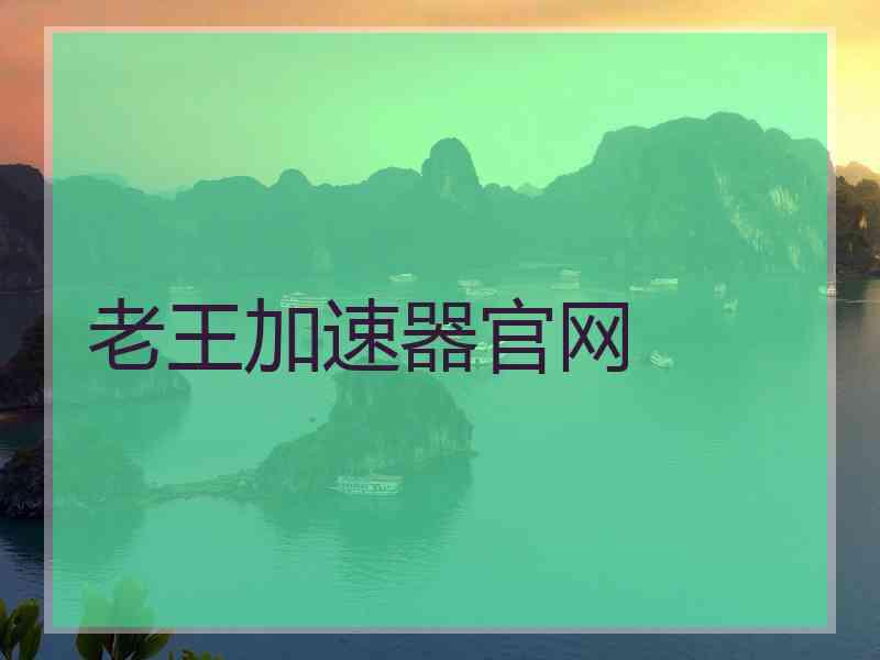 老王加速器官网
